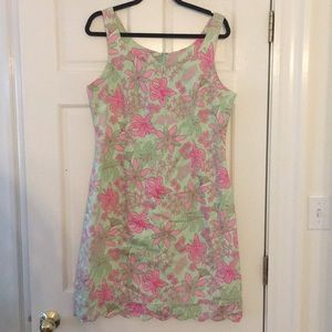 Vintage Lilly Pulitzer size 12 floral shift dress